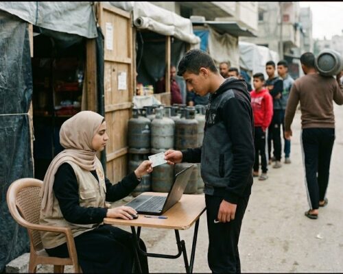 توزيع أنابيب غاز